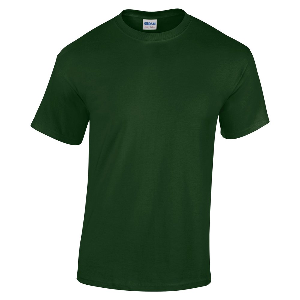 Gildan Childrens Unisex Heavy Cotton T-Shirt (S) (Forest Green)