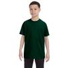 Gildan Childrens Unisex Heavy Cotton T-Shirt (S) (Forest Green) view 4
