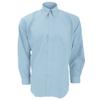 Kustom Kit Mens Workwear Oxford Long Sleeve Shirt (16inch) (Light Blue) view 1