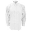 Kustom Kit Mens Workwear Oxford Long Sleeve Shirt (16inch) (Light Blue) view 2