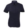 KUSTOM KIT Ladies Coporate Oxford Short Sleeve Shirt (22 US) (Light Blue) view 4