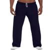 Gildan Mens Heavy Blend Open Bottom Sweatpant/Jogging Pants (L) (Navy) view 1
