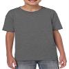 Gildan Childrens Unisex Soft Style T-Shirt (XL) (Charcoal) view 1