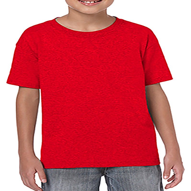 Gildan Childrens Unisex Soft Style T-Shirt (XS) (Red)
