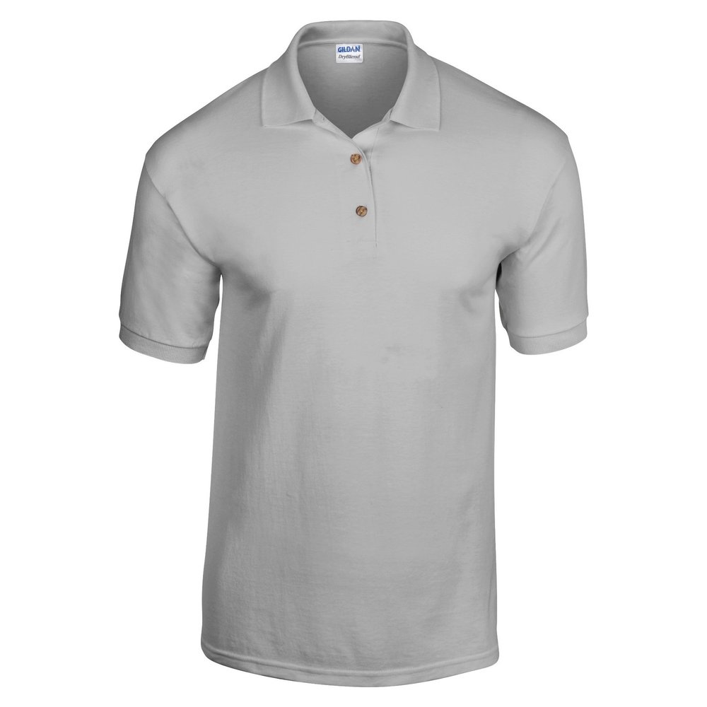 Gildan Men's DryBlend Jersey Short Sleeve Polo Shirt Xx-Large Sport Grey