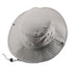 Brushed Twill Aussie HAT with Side Snaps & Chin Cord, Beige X-Large view 1