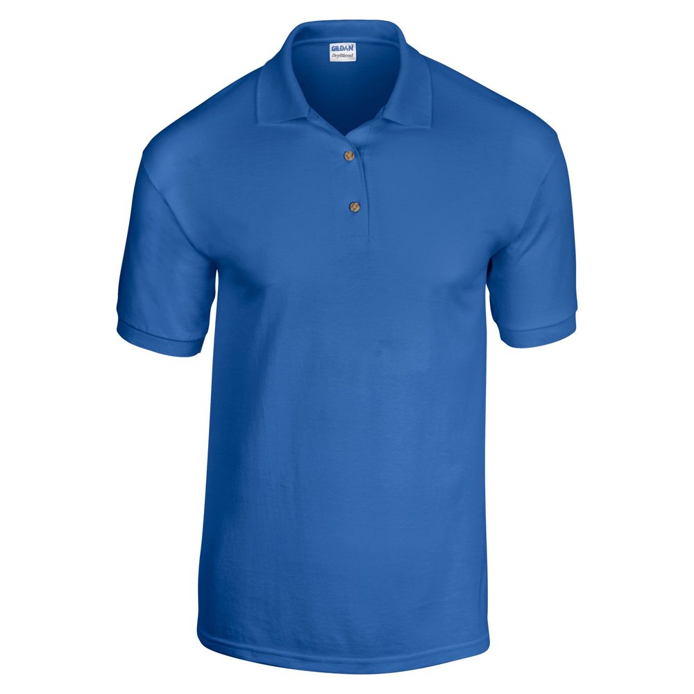 Gildan mens DryBlend Short Sleeve Polo Shirt Coat, Royal Blue, X-Large