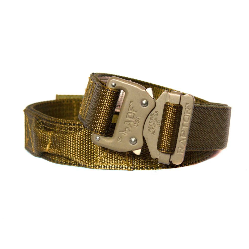 Fusion 1.75-Inch Shooter's Belt with Nylon Loop and Presto Steel Buckle, Coyote Brown, X-Large