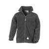 Result Childrens Girls Full Zip Active Anti Pilling Fleece Jacket (12/14) (Oxford Grey) view 1