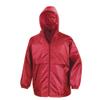 Result Mens Core Adult Windcheater Water Windproof Jacket (S) (Red) view 1