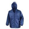 Result Mens Core Adult Windcheater Water Windproof Jacket (S) (Red) view 2