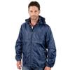 Result Mens Core Adult Windcheater Water Windproof Jacket (S) (Red) view 3