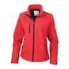 Result Ladies La Femme 2 Layer Softshell Jacket (M) (Navy Blue) view 4