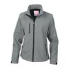 Result Ladies La Femme 2 Layer Softshell Jacket (XXL) (Silver Grey) view 1