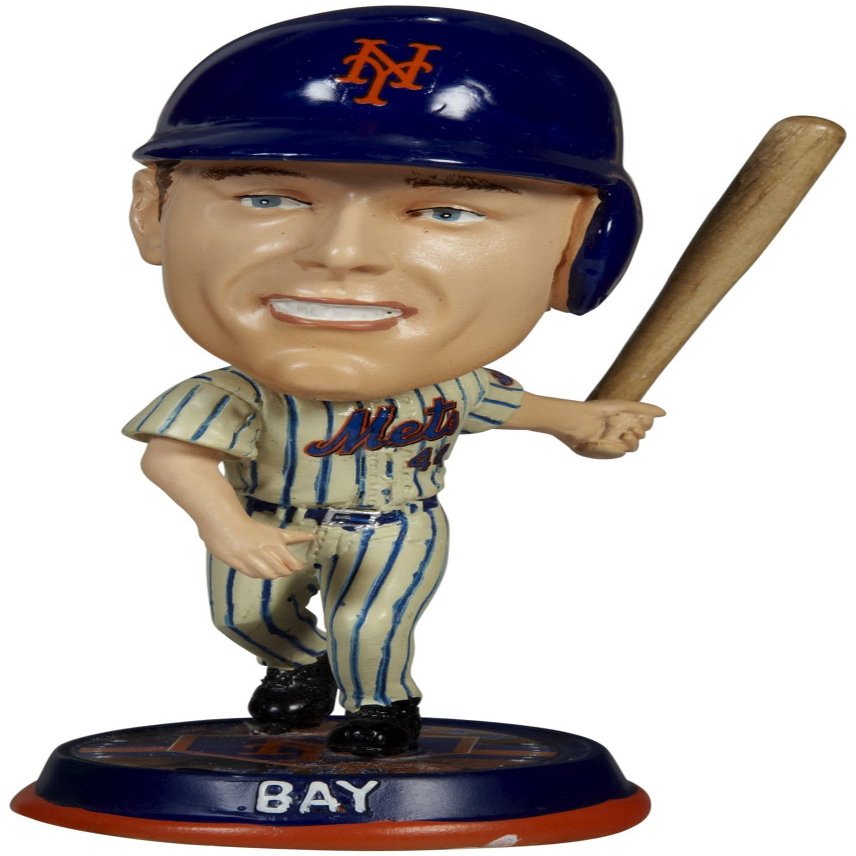 FOCO New York Mets Bay J. #44 2010 3.5'' Bighead Bobble Alternate Home