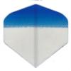 25 Sets #3043 AmeriThon Blue/Clear Tinted Dart Flights view 1