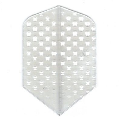 25 Sets #3059 AmeriThon Clear Embossed Dart Flights