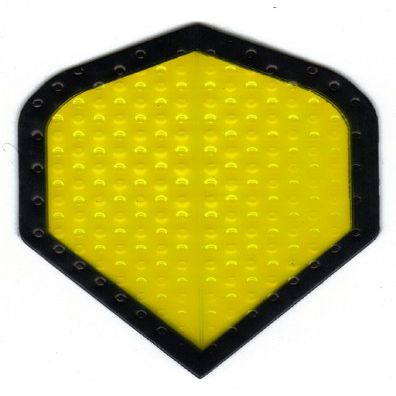 25 Sets #3098 AmeriThon Yellow Embossed "No Stinking Logos" Dart Flights