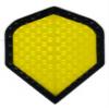 25 Sets #3098 AmeriThon Yellow Embossed "No Stinking Logos" Dart Flights view 1