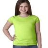 3710 Next Level The Princess Tee (Neon Heather Green (60/40)) (S) view 1