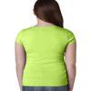3710 Next Level The Princess Tee (Neon Heather Green (60/40)) (S) view 2