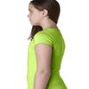 3710 Next Level The Princess Tee (Neon Heather Green (60/40)) (S) view 3
