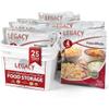 Legacy Food Storage 32 Serving Emergency Food Supply Bucket, 8 Entrees, 12,440 Total Calories, Shelf Stable Lunch & Dinner, Freeze Dried Survival Meals for MRE Camping, Hiking, Prepping view 1