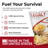 Legacy Food Storage 32 Serving Emergency Food Supply Bucket, 8 Entrees, 12,440 Total Calories, Shelf Stable Lunch & Dinner, Freeze Dried Survival Meals for MRE Camping, Hiking, Prepping view 3