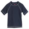 Baby Boys' and Girls' Solid Rashguard Swimming Tee Shirt Rash Guard SPF UPF Sun Protection for Summer Beach Pool and Play, S/S Navy, 18-24 mon. view 1