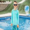 City Threads Boys Rashguard Swim Shirt UPF 50+ Soft Comfortable Durable Sun Protection Made in USA, Red, 18-24 Months view 2