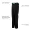 Russell Athletic Boot Cut Game Pant Black XL view 3