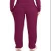 Cherokee Scrubs for Women Mid Rise Tapered Leg Drawstring Pant with 5 Pockets, Cargo Bottom with 2 Way Stretch Fabric - WW105, L, Wine view 3