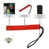 Tac Shield Stealth Gear Tag (2-Pack),1-Inch, Durable, Lightweight Identification Tag for Tactical Gear, Luggage, Bags and Equipment, Made in USA, Red view 3