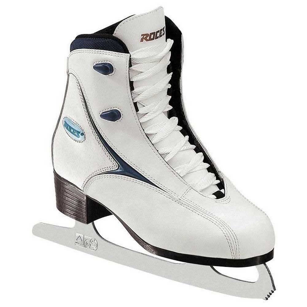Roces RFG 1 Women's Ice Skates,Off-White (White/Blue),1 UK(33EU)