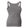 Bella - Ladies' Sylvia Triblend Racerback Tank Top (Large - Chest width 15.5" Total length 27", Grey) view 3