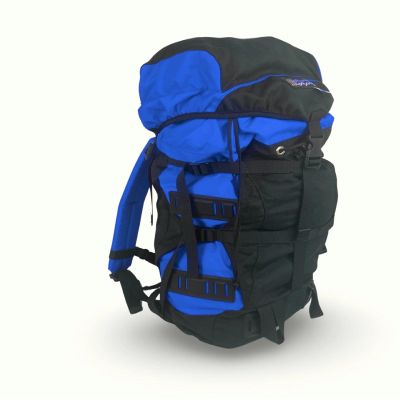 Tough Traveler High Exposure Hiking Backpack- Made in USA - Royal/Black