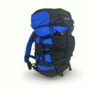 Tough Traveler High Exposure Hiking Backpack- Made in USA - Royal/Black view 1