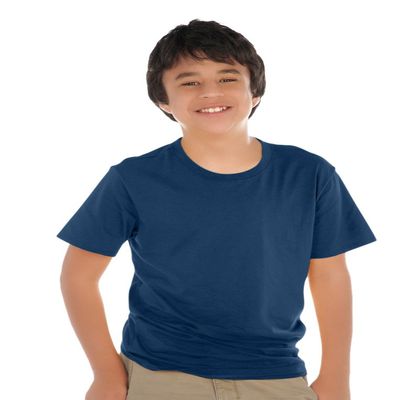 Kavio! Youth Crew Neck Short Sleeve Tee (Same YJP0495) Indigo XS