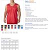 A4 Mens Reversible Mesh Tank Top | Cooling Dry Wick Shirt | High-Performance Moisture-Wicking Sleeveless Tee | Multisport Active Wear | Gym, Workout, Sports, & Running Top | Maroon White view 2