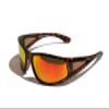 Vision World Eyewear Polarized Sports Wrap Around Fishing Cycling Sunglasses (Tortoise, Fire) view 2