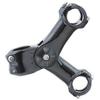 DIXNA V23P018 Road Adjustment Stem, Adjustable Angle, 1.0 inches (26.0 mm), Color/Size: Black/3.7 inches (95 mm), Black view 1