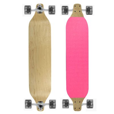 TGM Skateboards Drop Down Longboard Pink with 76mm Wheels and 180mm Trucks