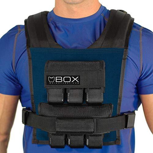 30 Lb. BOX Weighted Vest (Navy)