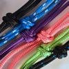 Knotty Girlz 2 Knot Rope Horse Halte (Black with Blue, Standard) view 2