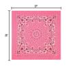 Rothco Trainmen Paisley Bandana - Versatile Square Cloth for Every Occasion  22 inch x 22 inch - Pink view 3