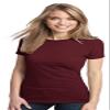 District Made Women's Perfect Weight Crew Tee XS Classic Red view 2