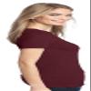 District Made Women's Perfect Weight Crew Tee XS Classic Red view 4