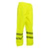 Yoko Mens Hi-Vis Waterproof Contractor Over Trousers (XL) (Navy Blue) view 3