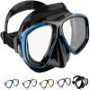 Cressi Focus 2-Lens Masks, Black/Blue view 1