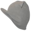 TOP HEADWEAR Winter Beanie Hat with Visor Brim Warm Knit Cuffless Beanie Cap, Grey view 1